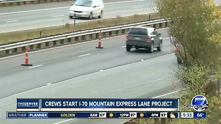 Groundbreaking today for I-70 WB Mountain Express Lane