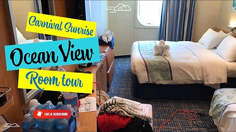 Carnival Sunrise Ocean View Room 1243 Tour