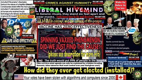 NANOBOT TECHNOLOGY WITH DEMONIC ENTITY PHARMAKEA IS KILLING THE SPINNING VAXXED !