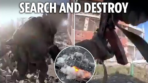 Heart-pounding footage shows Ukrainian troops taking Russian stronghold after hand-to-hand combat