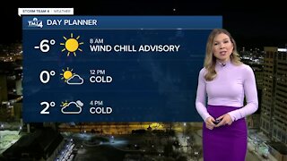 Dangerously low temperatures stick around Sunday