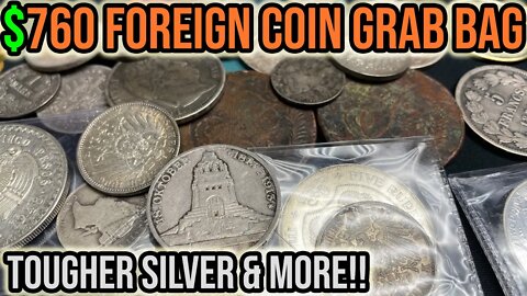 Higher Value $760 World Coin Silver Grab Bag - RARER Crown Size & More From Curt Gammer