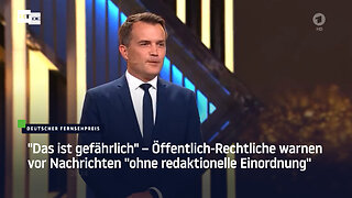 "Das ist gefährlich" – Öffentlich-Rechtliche warnen vor Nachrichten "ohne redaktionelle Einordnung"