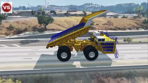 Trucks vs Bridges BeamNG Drive