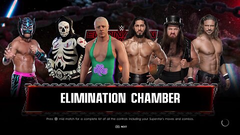 WWE 2k22 EliminationChamber LinceDorado vs MustafaAli vs Finlay vs Grimes vs JohnMorrison vs LaParka