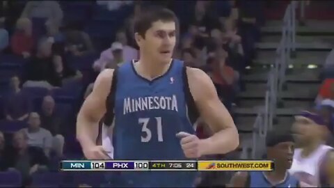 Darko Milicic 16 Points 3 Stl @ Suns, 2010-11.