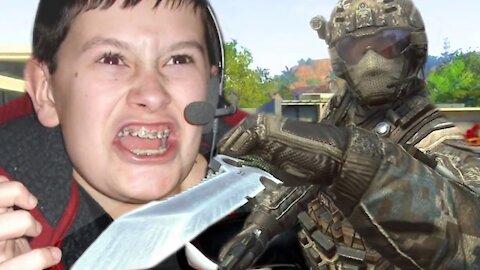 Gun Game Knife Only Trolling (HILARIOUS Reactions)