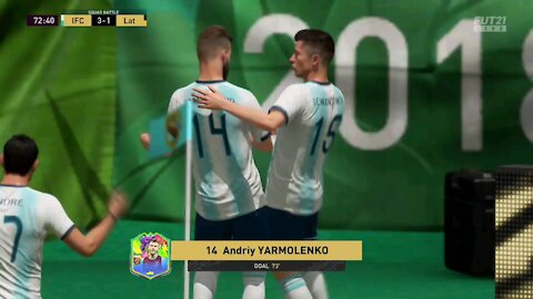 Fifa21 FUT Squad Battles - Andriy Yarmolenko tap in