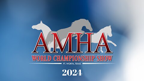 AMHA World Champion Show 2024 (day eight) 9/27/2024