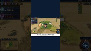 #oneturnadaychallenge #civ6 – Turn 9 - ZOOM OUT - #shorts