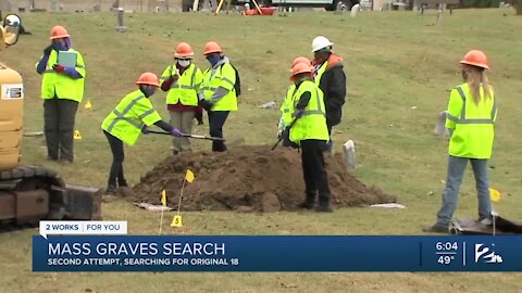 Second test excavation in 1921 Tulsa Race Massacre graves search begins