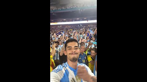 Sneako at the Argentina Vs Colombia Match