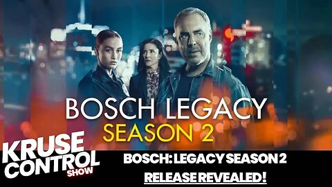 Bosch Legacy Season 2 RELEASE Schedule Revealed!