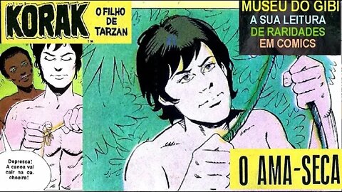 TARZAN FORMATINHO 58 B KORAK O FILHO DE TARZAN A AMA SECA #comics #quadrinhos #museudogibi #gibi