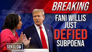 BREAKING: Fani Willis Just DEFIED Subpoena on Trump Case