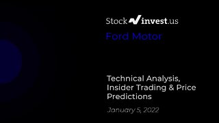 F Price Predictions - Ford Motor Stock Analysis for Wednesday