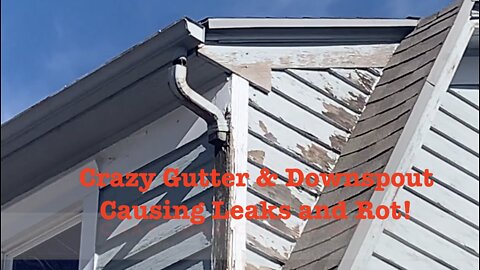 Gutter Causes Rot and Leaking