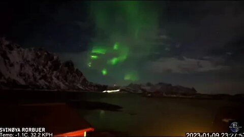 Northern Lights Lofoten, Norway 🌟 01/09/23 23:26