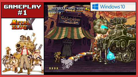 METAL SLUG X (PC Gameplay, Windows 10, 2024)