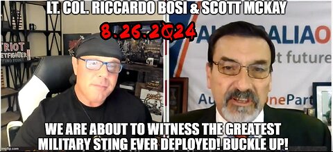 Riccardo Bosi & Scott McKay: the Greatest Military Sting Ever Deployed! Buckle Up!