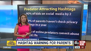 Parents warned about using certain hashtags on social media