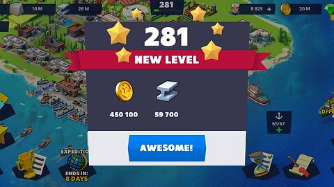 Seaport Level 280 gameplay