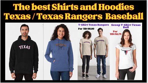 T-shirts and Hoodies of Texas/ Texas Rangers