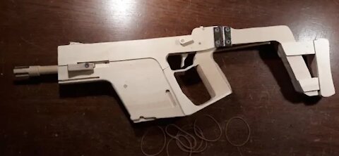 Semi-Auto Blowback Kriss Vector - Rubberband Gun