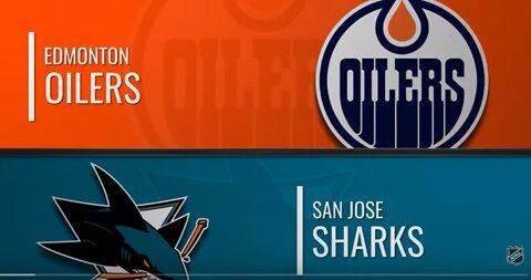 Oilers - Sharks 45 NHL Highlights 2022