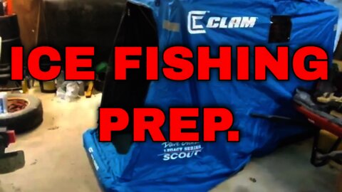 Preparing Ice Fishing Gear For 2022. #icefishing #clamicefishing