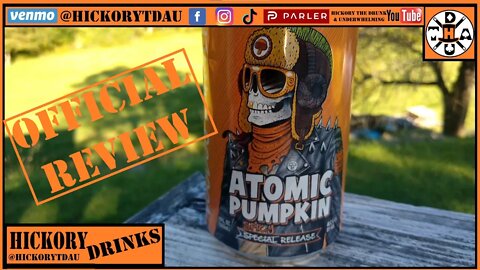 Voodoo Ranger Atomic Pumpkin REVIEW | Pumpkin With A Kick! | Thirsty Thursday | Hickory Drinks