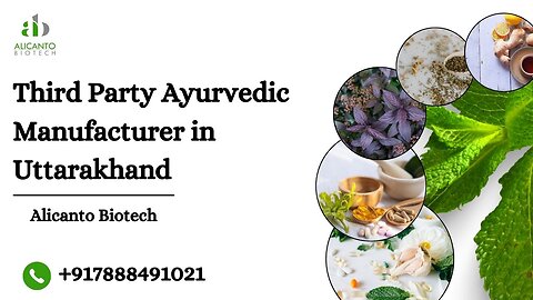 Third Party Ayurvedic Manufacturer in Uttarakhand