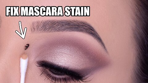 HOW TO Fix Mascara Stain Easily Like Nothing Ever Happened!