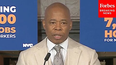 Mayor Eric Adams Holds Press Briefing With NYC Officials To Discuss Ongoing Public Safety Efforts