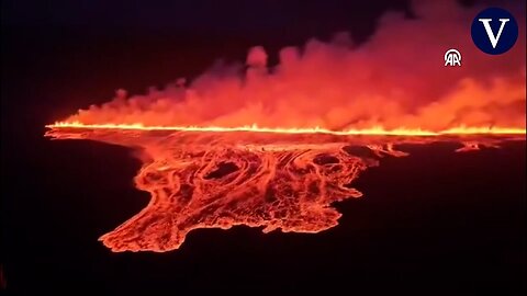 La erupción volcánica en Islandia abre una nueva fisura en Sylingarfell