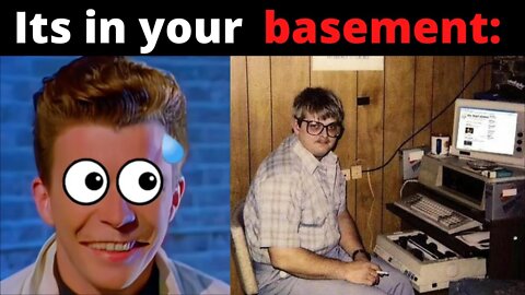 Rick Astley becoming Scared (Its in your basement)