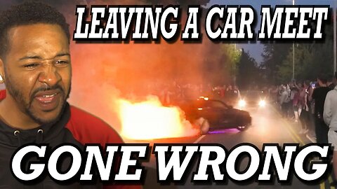 THIS GOT FAR TOO DANGEROUS | LEAVING A CAR MEET GONE BAD | REACTION!!!