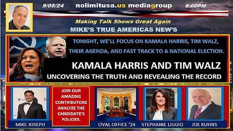 Kamala & Tim - Uncovering the Truth & Revealing the Record 8-5-24