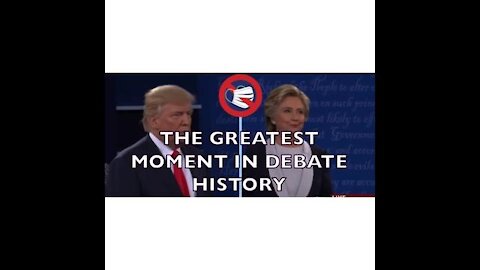 THE Greatest Moment in the History of Debates