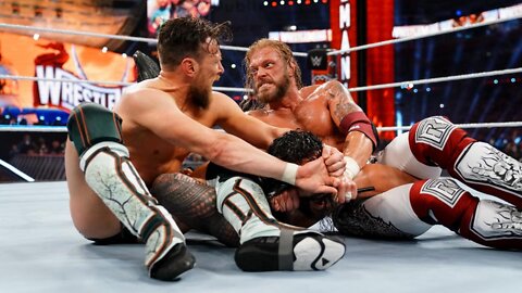 Roman Reigns vs Edge vs Daniel Bryan WrestleMania 37 Night 2 Highlights