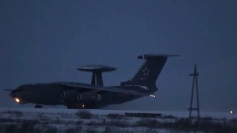 Russian A 50U takes off from somewhere in Russia.