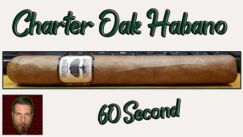 60 SECOND CIGAR REVIEW - Charter Oak Habano - Should I Smoke This