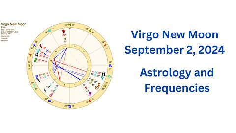 Virgo New Moon Sep 2 ’24 Astrology and Frequencies #astrology #highvibe #frequencies