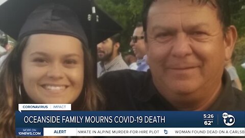 Oceanside family mourns COVID-19 death