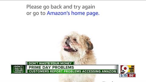 Amazon can't handle Prime Day traffic