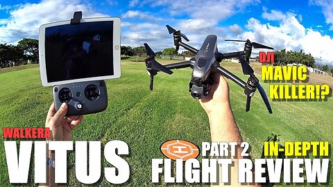 DJI MAVIC KILLER?! - WALKERA VITUS In-Depth Flight Test Review & BEE ATTACK!