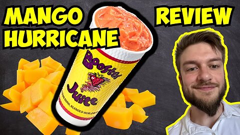 Booster Juice MANGO HURRICANE Smoothie Review