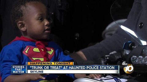 Trunk or Treat at Haunted Police Station