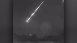 Fireball lights up the early morning sky over Alberta