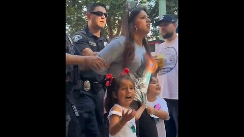 Mother Snuck Into Disneyland With Her Kids…Refused To Give Her ID To Cops…Gets Escorted Out In Cuffs